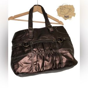 Lancôme Copper Brown Tote Bag